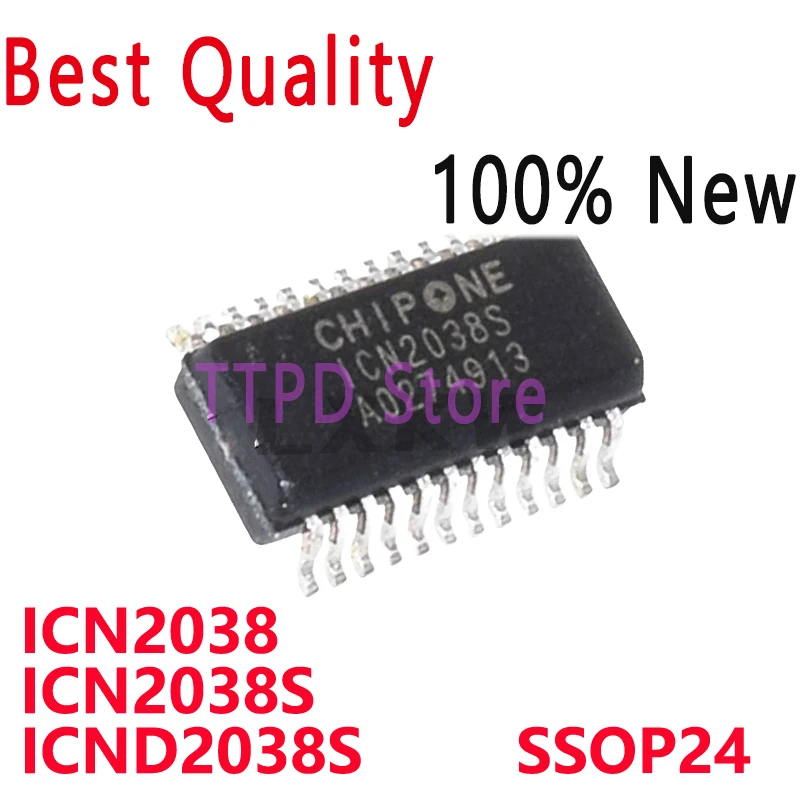 10/PCS New Original ICN2038 ICN2038S ICND2038S SSOP24 LED Driver Chip In Stock