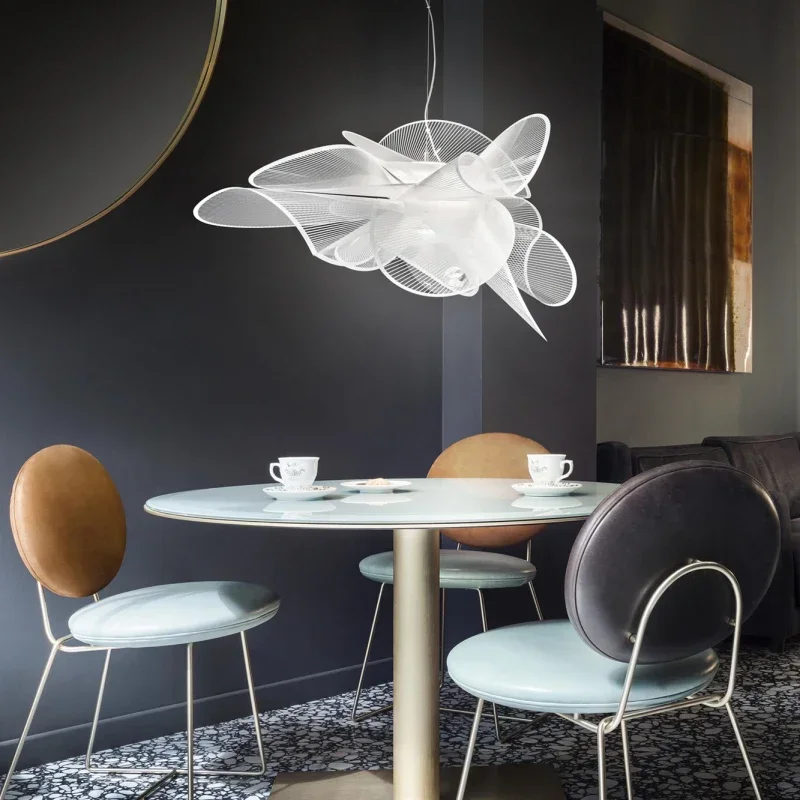 Moderne kreative Acryl blume Kronleuchter Wohnzimmer Restaurant Couch tisch Bar LED Pendel leuchten Innen beleuchtung Dekoration