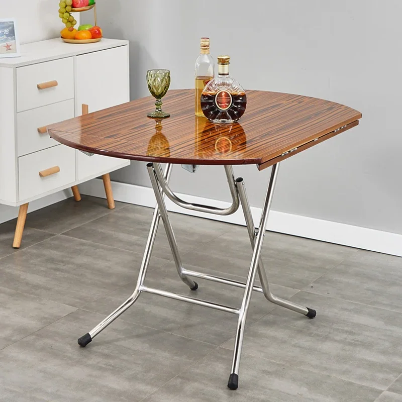 Table à manger pliante ronde simple, petit appartement, ménage