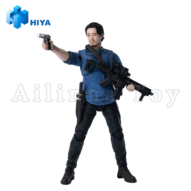 [precommande]-figurine-d'action-hiya-1-18-4-pouces-mini-serie-exquise-jouet-anime-the-walking-dead-glenn