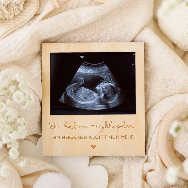 Ультразвуковой знак объявления о беременности, деревянный реквизит для фотобудки, детская фоторамка, настенная настольная опора, фоторамки