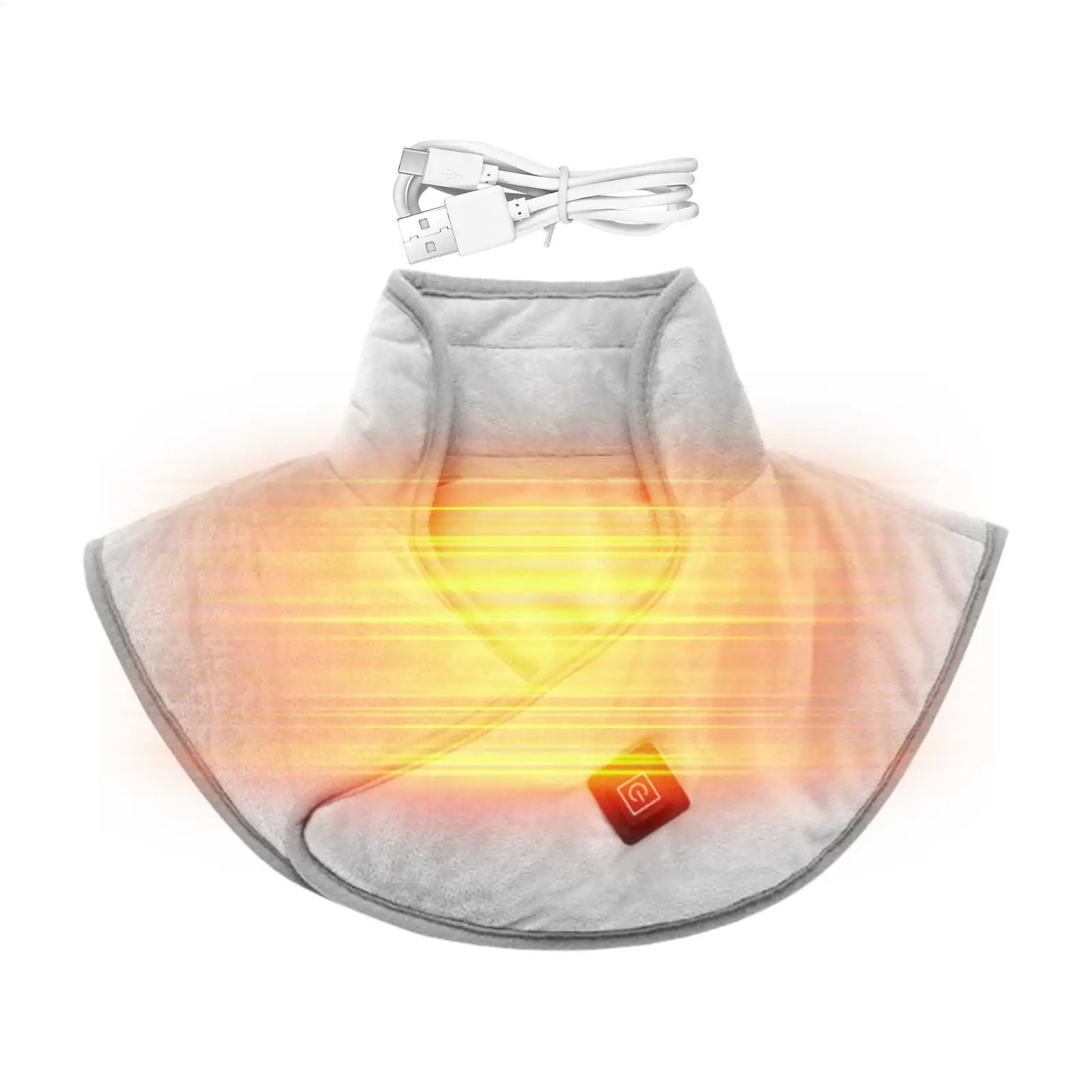 

Electric Heating Shoulder Neck Pad 3 Gears Hot Compress Cervical Shawl Warmer for Shoulder Neck Back Relax Brace