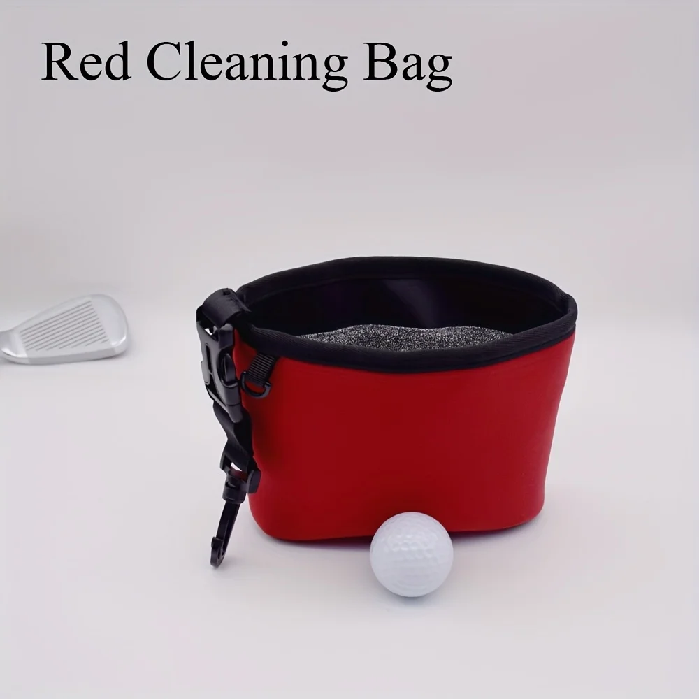 Golf Club Reinigung Tasche Tragen Widerstehen Ausrüstung Reinigung Beutel Golf Ball Organizer Tasche Golf Club Tasche Zubehör – Detail 9