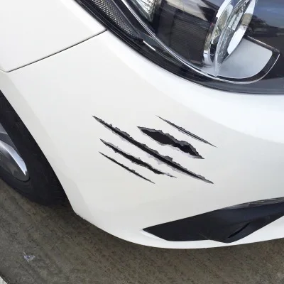 3D Digital Simulation Bullet Hole Car Sticker Blocking Crack Car Sticker Personalized Creative Graffiti Modified Waterproof