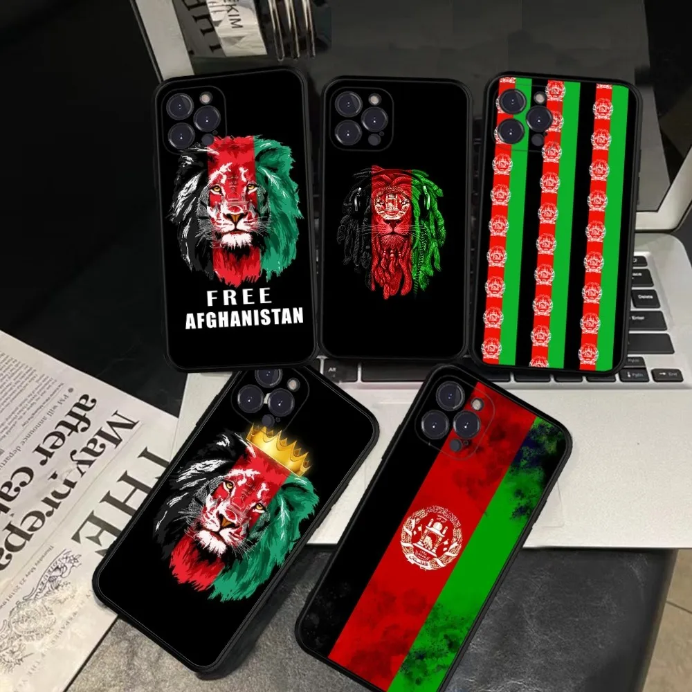 Afghan Afghanistan Flag Phone Case Silicone Soft for iphone 15 14 13 12 11 Pro Mini XS MAX 8 7 6 Plus X XS XR Cover