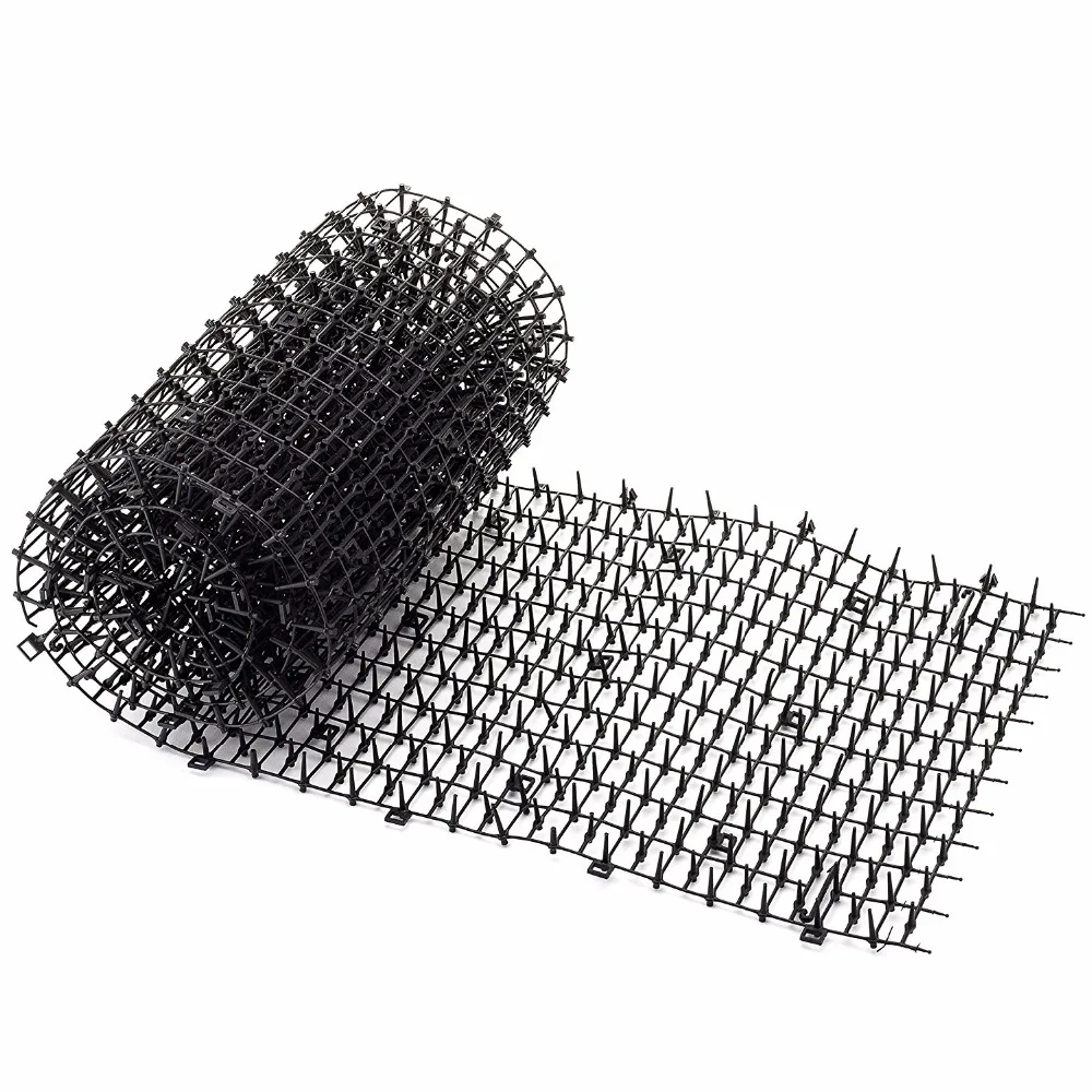 Katzenkotmatte weiß -4 m x 0,28 m, Anti-Katzen-Netzwerk mit Spikes, Garten-Grabstopper – Haustier-Hund-Katzen-Abschreckungsmatte für drinnen und draußen – Detail 7