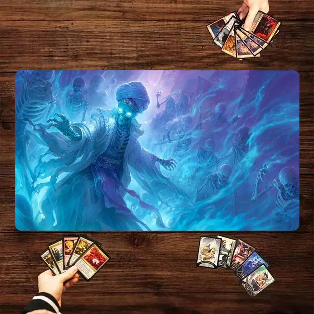

Игровой коврик Mysterious Ghost Mage Magic Card Battle Mat MTG с противоскользящим основанием 35X60CM для настольных игр и TCG