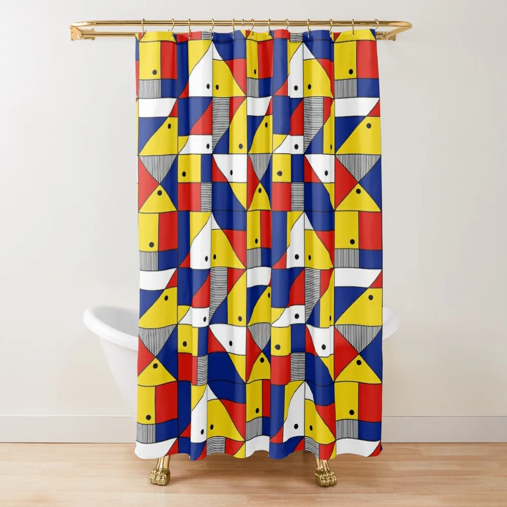 

Bauhaus 02 Shower Curtain For Bathrooms Modern Showers For Bathroom Bathroom Accessories Curtain