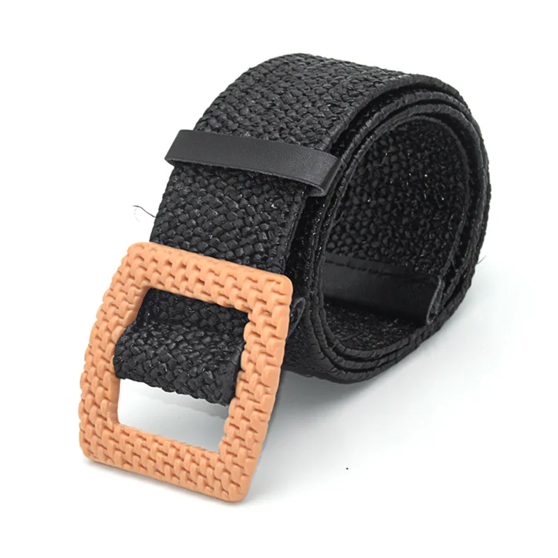 Ceinture tressée à boucle en bois pour femmes, Trench-Coat décoratif, style Boho, en lin, vente en gros, nouvelle collection 2022