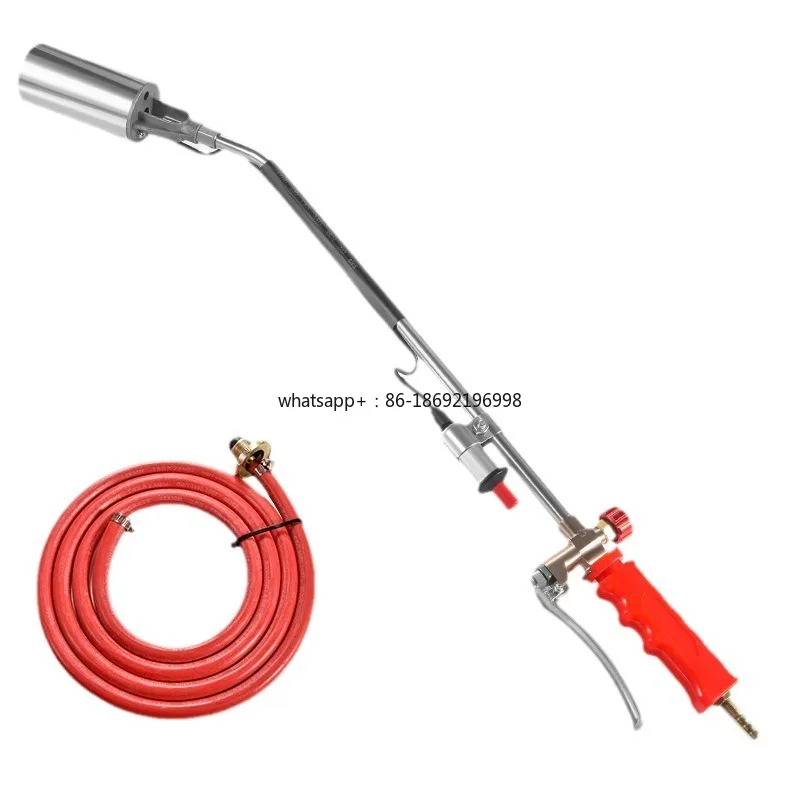 Liquefied Gas Welding Torch Kit 1.2M Hose Gun Welding Equipment for Soldering Heat Lighting Welding Burner Double Switch