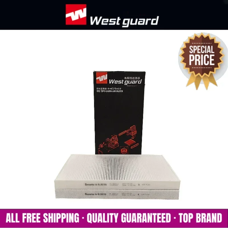 Filtro de cabina WESTGUARD MK9587-2 para MG MULAN EV 2022-para MG 4 EV para IM MOTOR L7 para RISING F7 R7 1189420 LAK2002 2 piezas en paquete