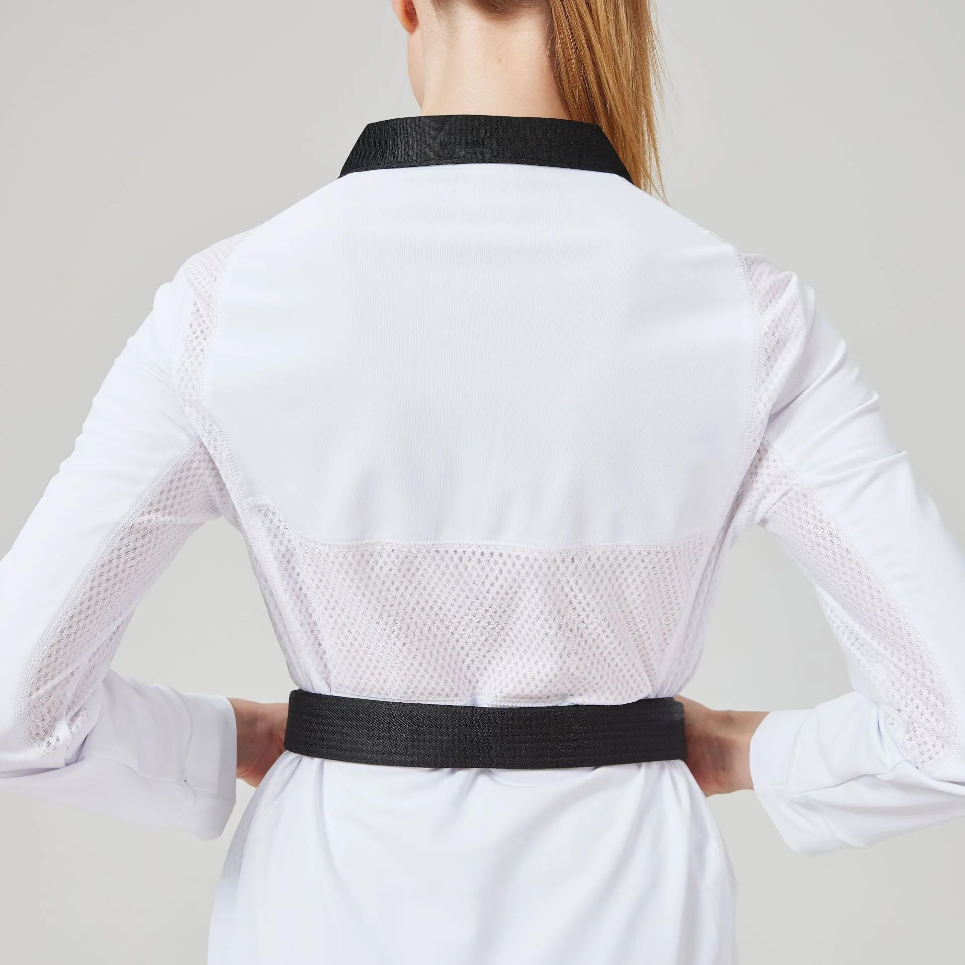 Uniformes profesionales de competición de Taekwondo de secado rápido, elásticos, ultraligeros, ajustados, nueva versión extendida de personalización