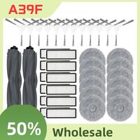 A39F Top For Dreame Bot L10 Prime / L10s Pro Robot Vacuum Cleaner Main Side Brush Hepa Filter Mop Cloth Replacement Spare Parts