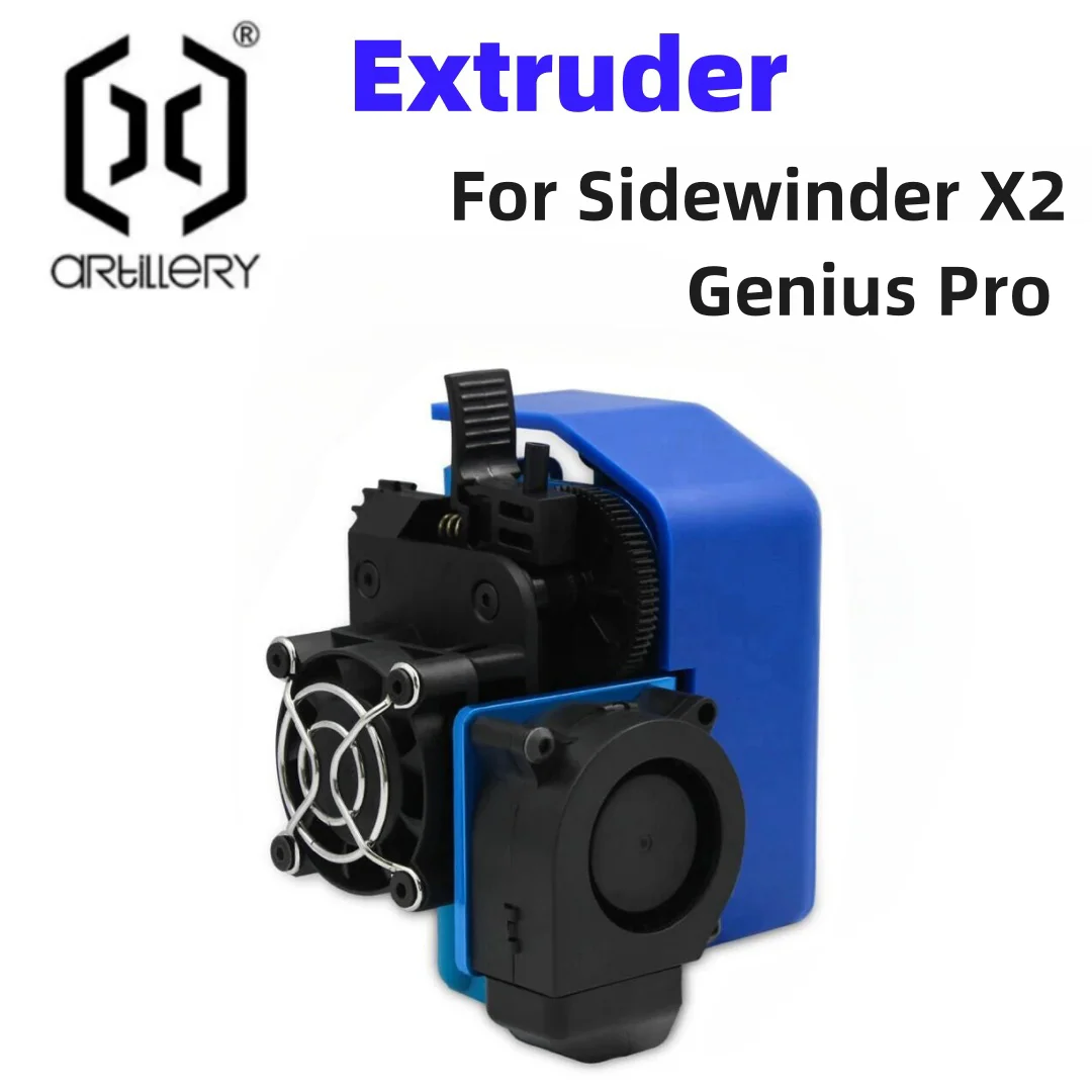 Artillery Extruder Full Metal Extruder Assembled with Hardened Steel Nozzle Suitable for Sidewinder SW-X2&Genius Pro 3D Printers