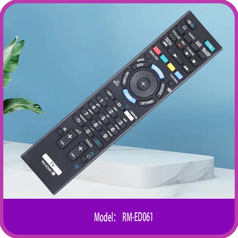 RM-ED061 Remote Control For Sony TV KDL-46R470A/KDL-40R470A/ KDL-32R420A/KDL-42W705B KDL-32W705B, KDL-50W656A, KDL-65W855A,