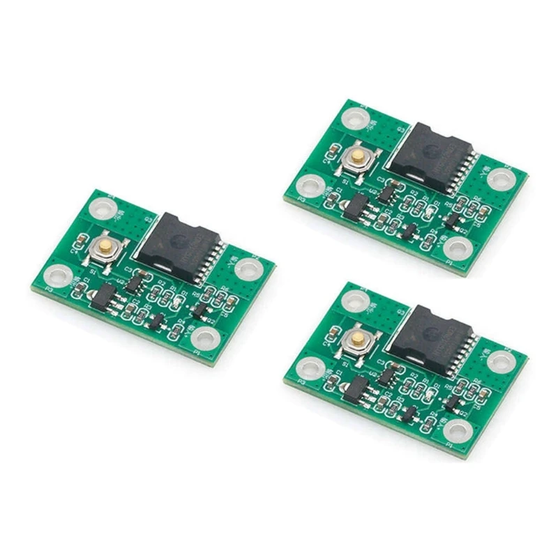 Small 70A button control board for wiring layout and power routing E65A