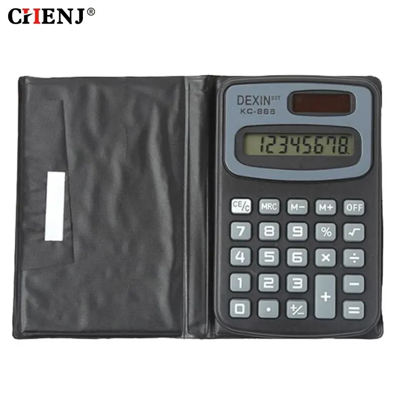 8 Digits Standard Electronic Calculators Battery Powered Calculator With LCD Display For Office Home School Use Portable Pocket