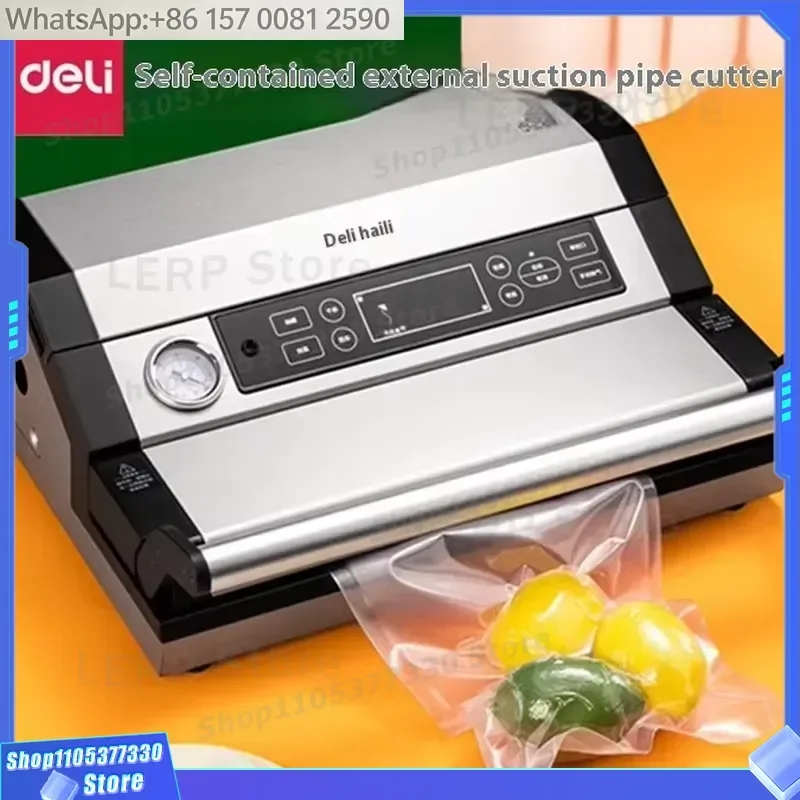 High Quality Commercial LM199 Vacuum Food Sealing Machine Deli Household Fresh-Keeping Compression Packaging for Office Use
