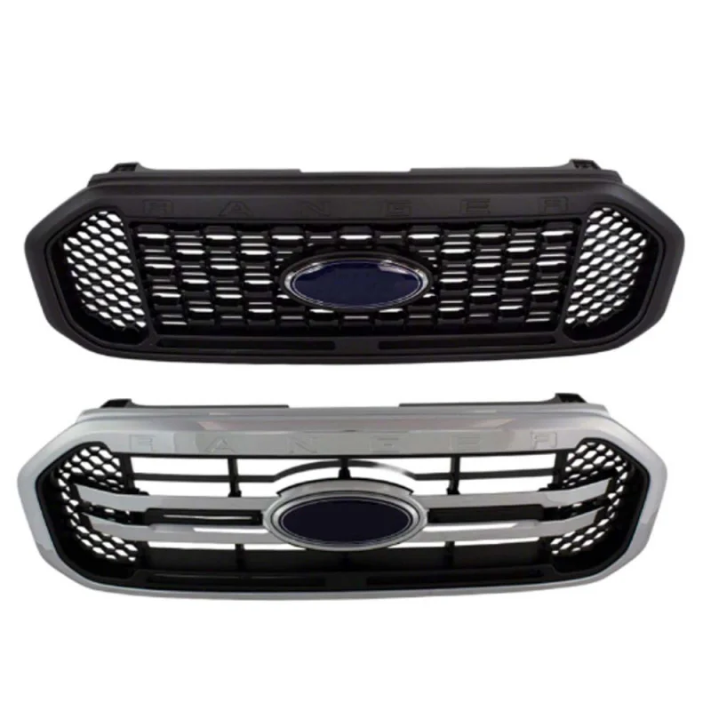 Suitable for Ford Ranger 2019 Model Grille Leather Texture Electroplated Version KB3Z8200H KB3Z8200C