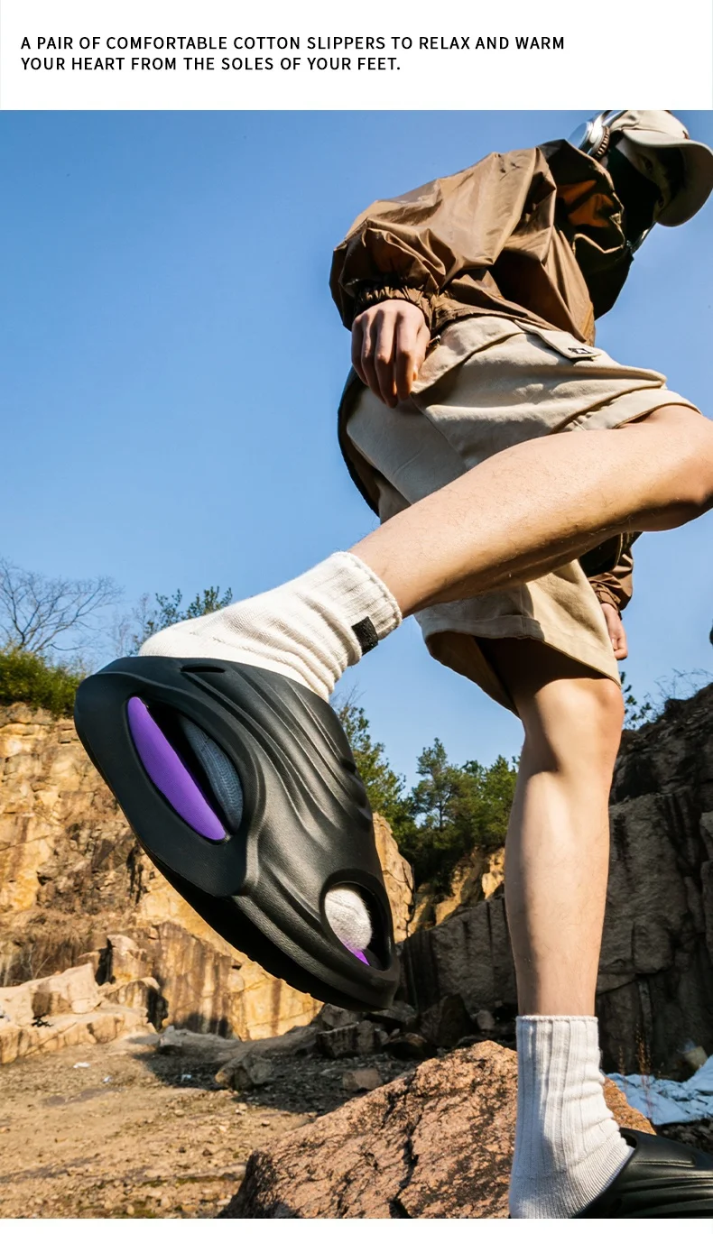 "New Unisex Sport Slides - Thick Sole Anti-Slip Motorcycle Sandals for Men/Women, Beach Basketball Outdoor Summer Footwear