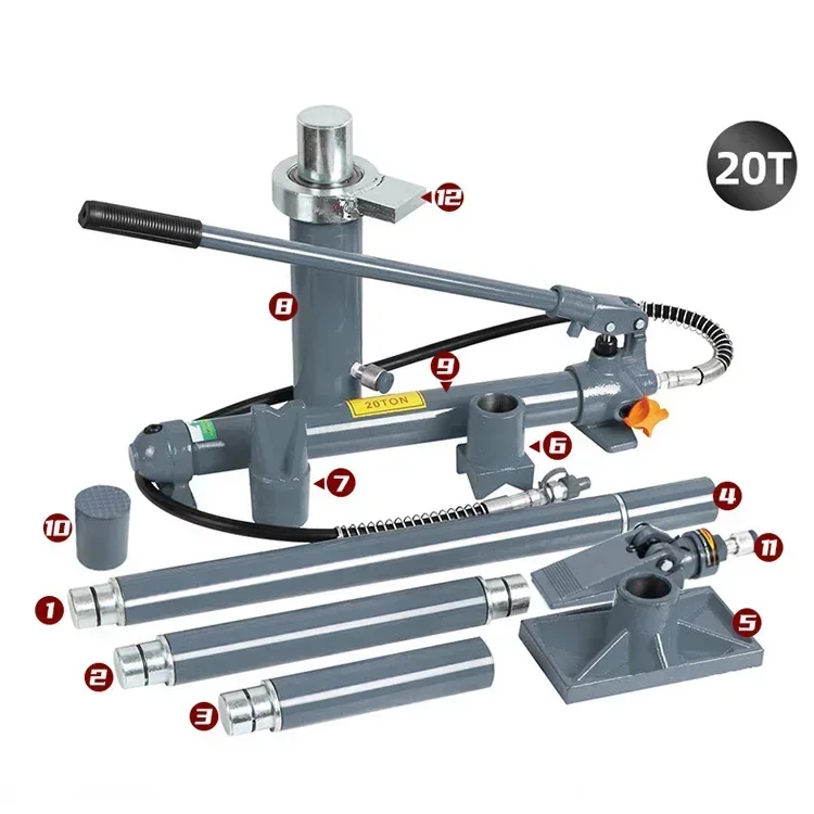 Factory sales auto repair 4/10/20 ton portable hydraulic equipment jack