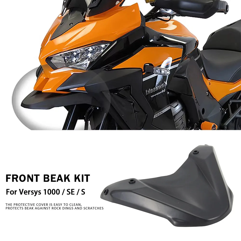 

Motorcycle For KAWASAKI Versys 1000 SE S Front Beak Fairing Extension Wheel Extender Cover Versys1000 S SE 2021 2020 2019