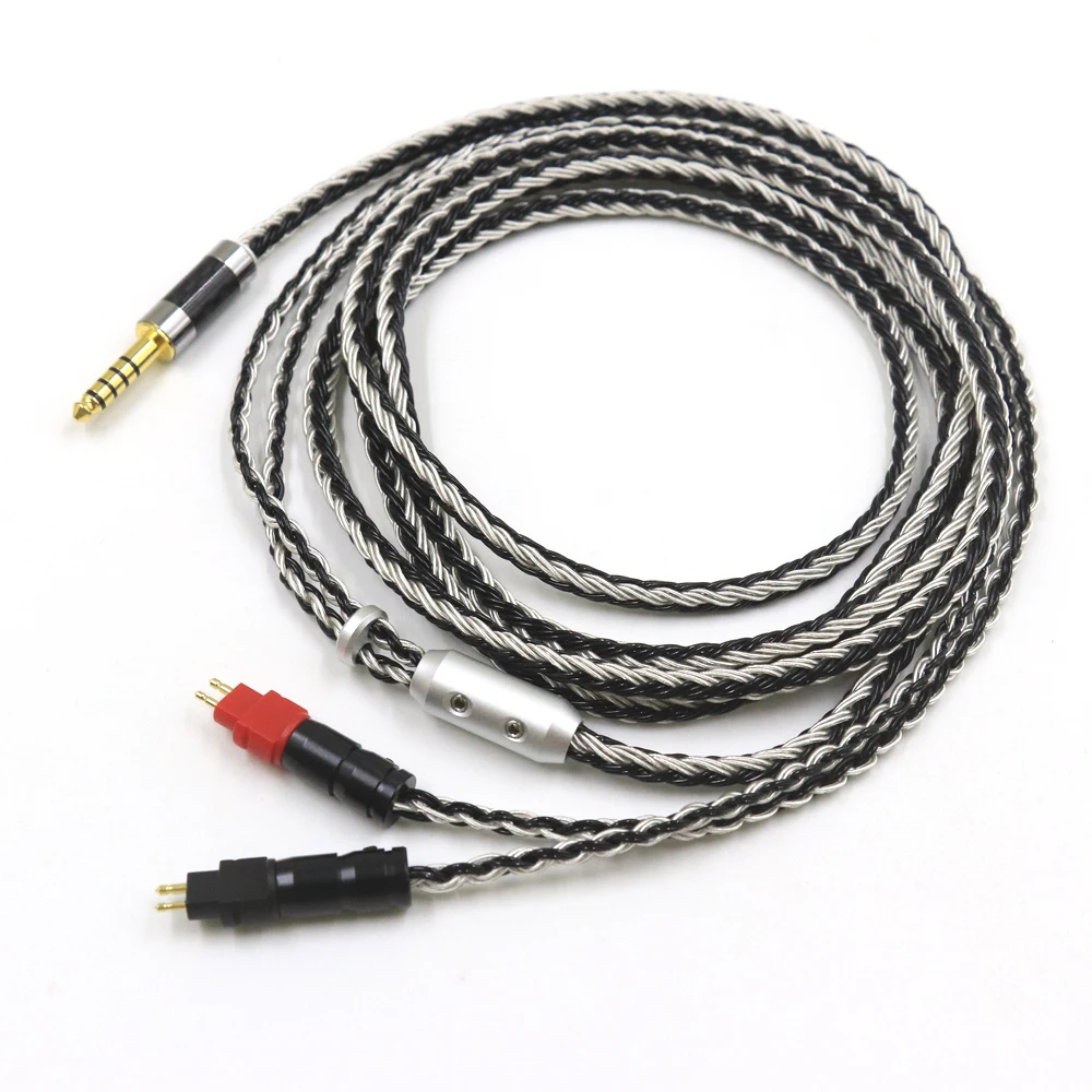 Wymiana kabla Audio uaktualnić zrównoważony 2.5mm 4.4 6.5 XLR 16 rdzeń kabel do słuchawek do Sennheiser HD580 HD600 HD650 HD25 HD660S