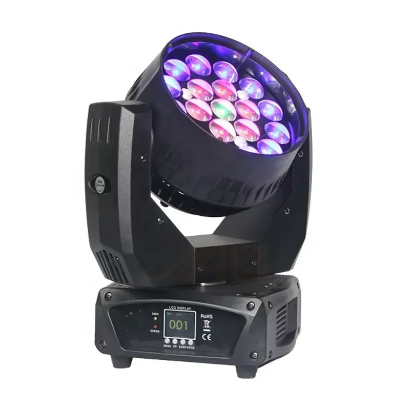 Hot New 19x15W led Wedding LED Moving Head Moving Zoom Beam Light Stage Light