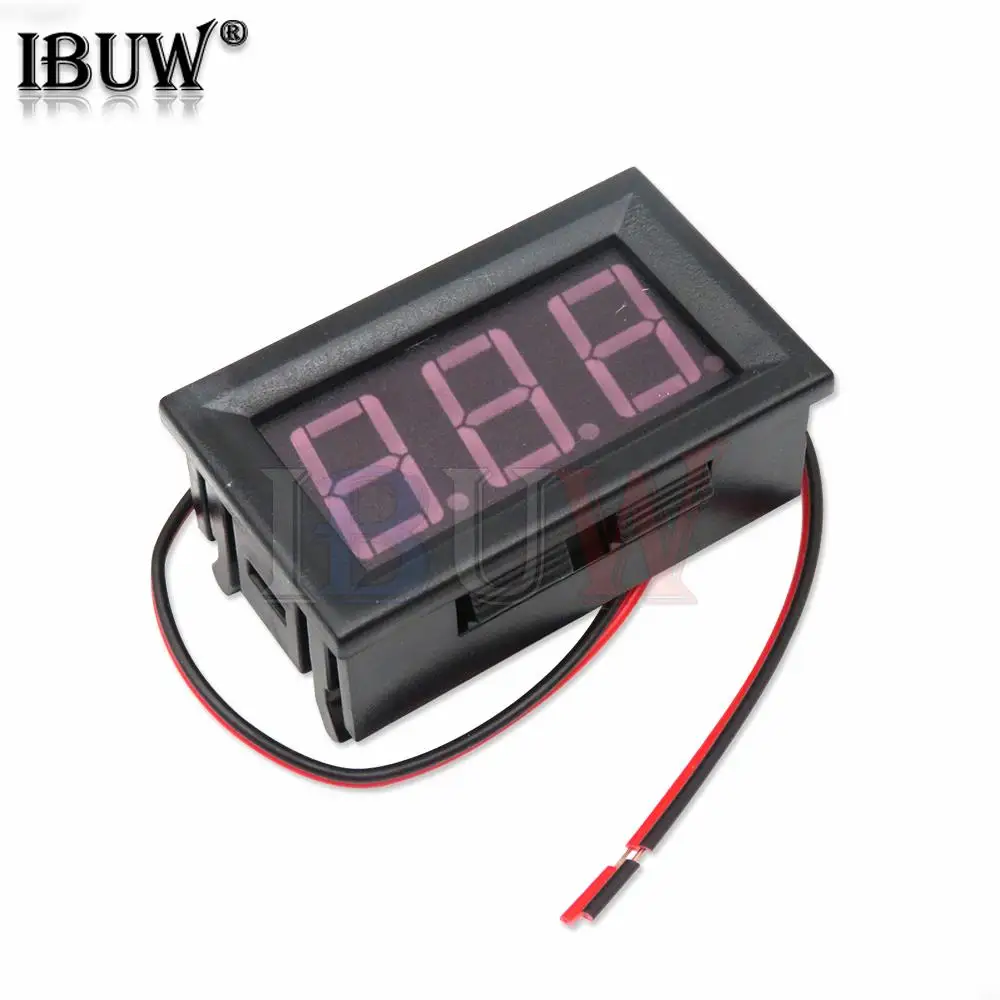 Digital Voltmeter DC 4.5V to 30V Digital Voltmeter Voltage Panel Meter For 6V 12V 24V Electromobile Motorcycle Car