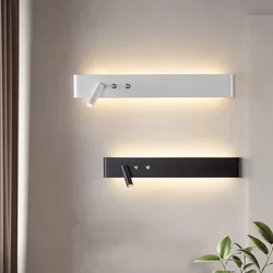 Modern LED Wall Lamp With Switch Indoor Light Fixture Wall Sconces Stair Bedroom Bedside Living Room Home Hallway Lighting