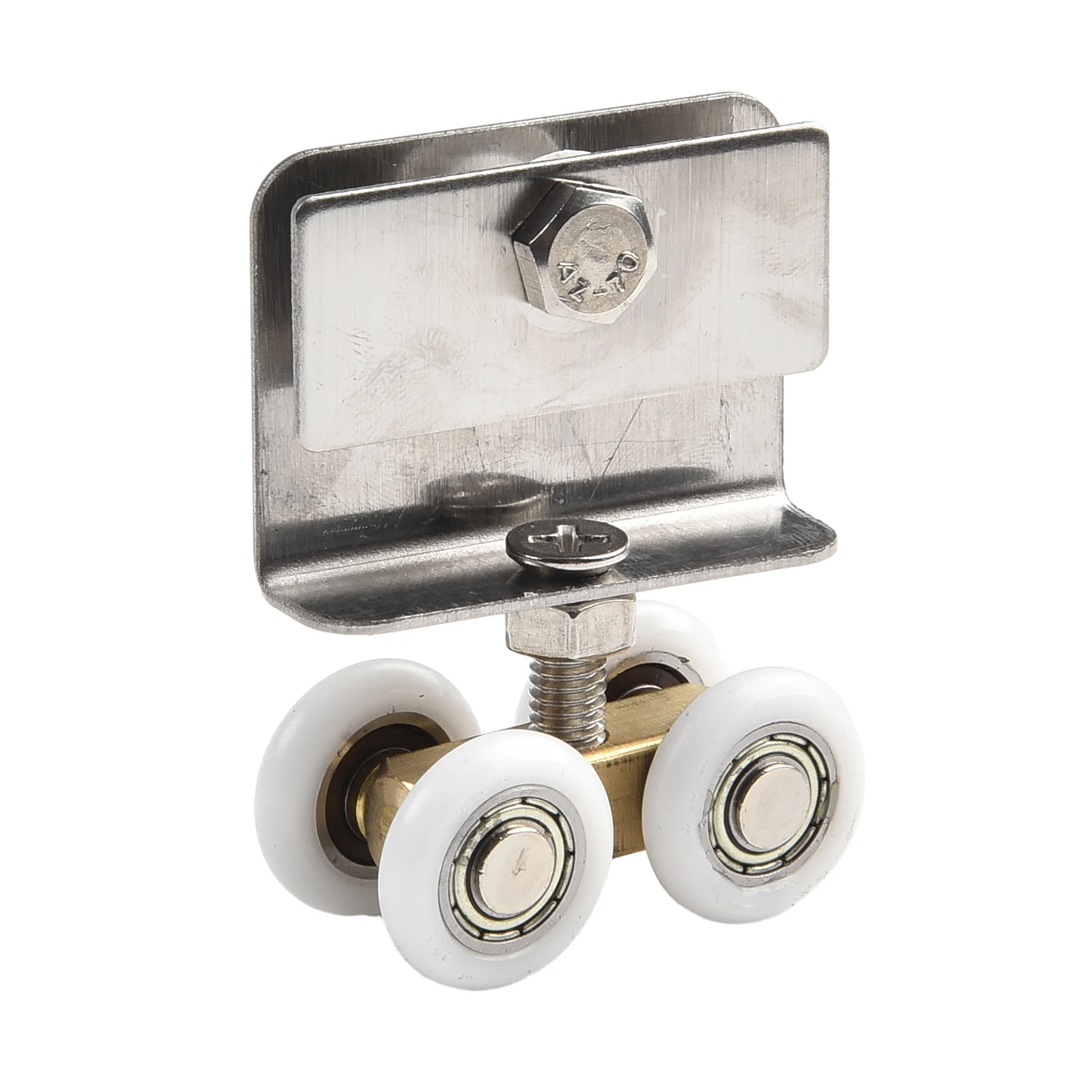 

For Bathroom Sliding Door Copper Fourwheel Hanging Pulley Roller with Nylon and Copper for Smooth Low Noise Operation