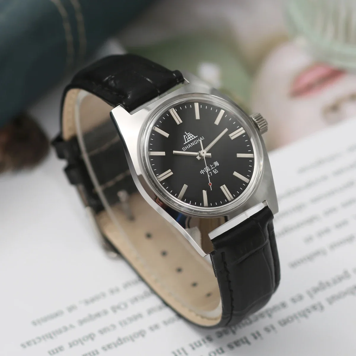 Relógio Masculino Shanghai 712 Movement: Aço Inoxidável, Mecânico, Corda Manual, Retrô Clássico – Ideal para Presente, Atacado Disponível