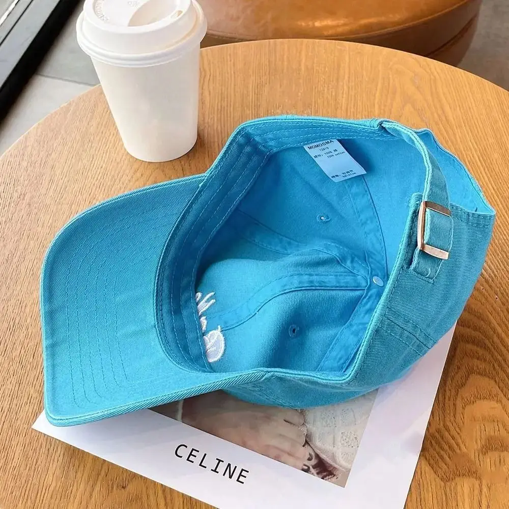 

Breathable Dopamine Baseball Cap Washable Adjustable Vintage Duck Tongue Cap Comfortable Anti-UV Outdoor Snapback Hat