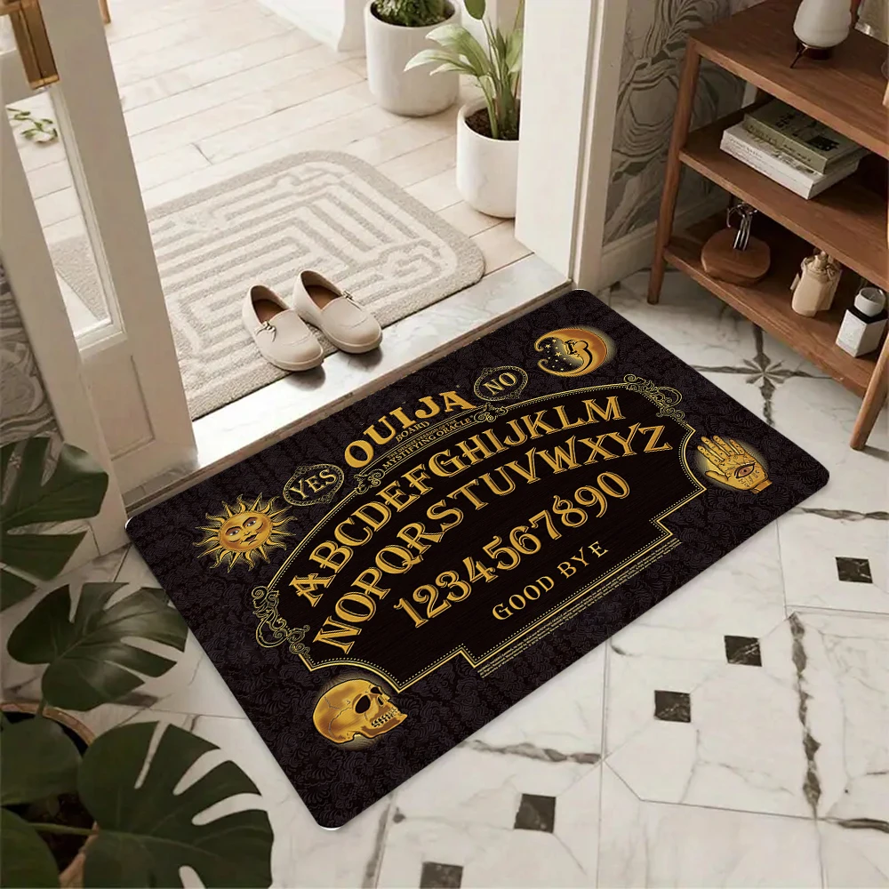 Mysterious Reaper Carpet Ouija Board Pattern Mat Gothic Area