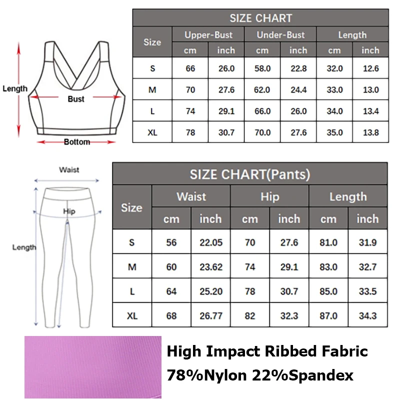 ชุดออกกำลังกายโยคะสองชิ้นสำหรับผู้หญิง สีพื้น ผ้าริบ ชุดออกกำลังกายแบบกระชับรูป ระบายอากาศได้ดี เหมาะสำหรับวิ่งและเล่นกีฬา ชุดออกกำลังกายสำหรับผู้หญิง