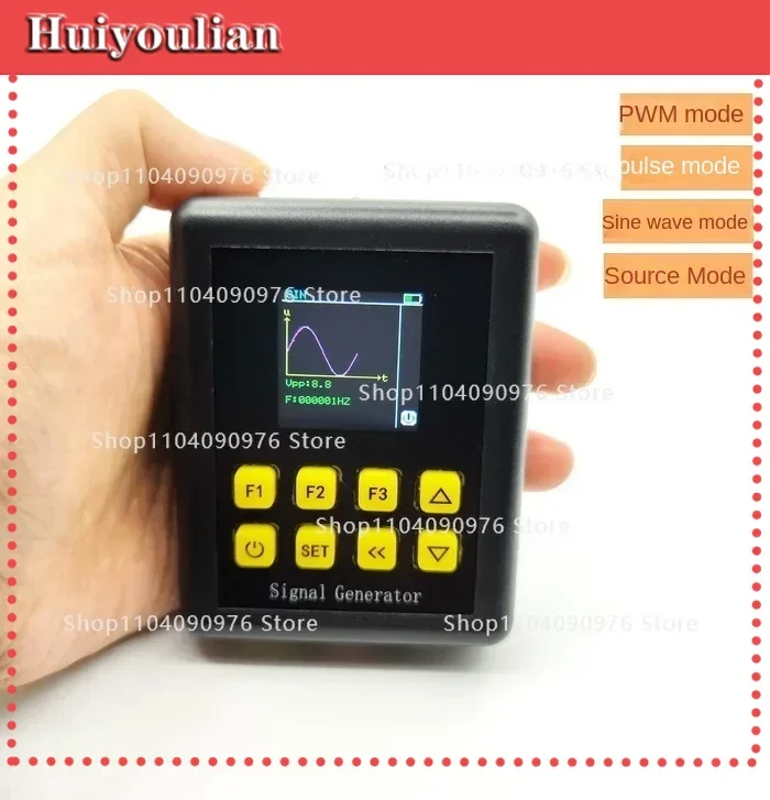 PWM Pulse Square Wave Sine Triangle Wave 0/4-20 mA, 0/2-10 V Handheld Adjustable Signal Generator