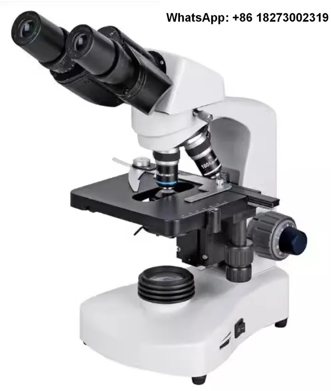 Hongda Biological Microscope PH100-3B41L-IPL Triocular Optical High magnification Science Experiment Student