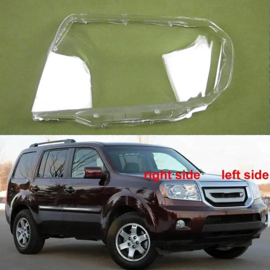 

For Honda Pilot 2009 2010 2011 2012 2013 Car Accessories Headlight Lens Cover Transparent Lampshade Headlamp Shell Plexiglass