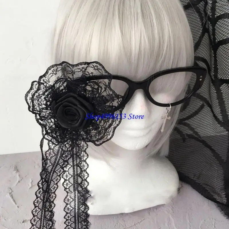 Subcultures Q0ke Lunettes Crucifix Cadre Anime Cosplay Access