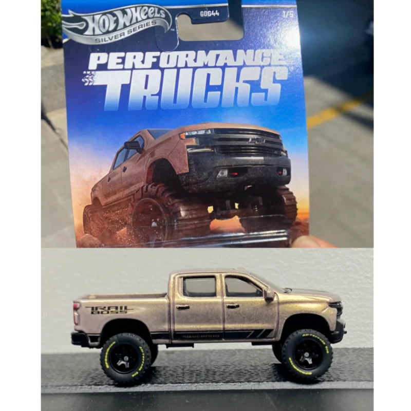 

Hot Wheels Diecast Car 2019 Ford Ranger Raptor Silver Off Road Pickup Truck Performance Model Collectible for Adults