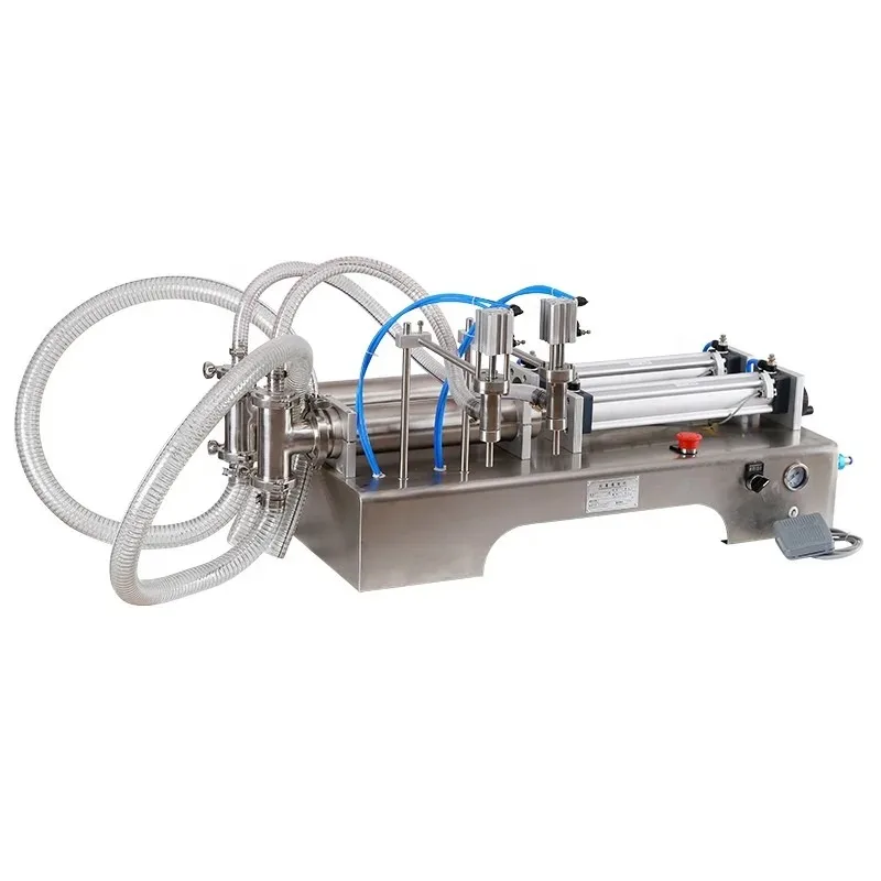 

Double-head Piston Pneumatic Liquid Filling Machine Shampoo Oil Drink Detergent Filler Pneumatic Filling Machine