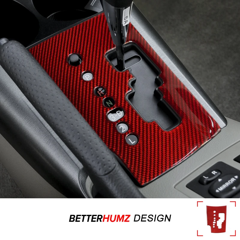 Echte Kohlefaser für Toyota RAV4 XA30 2009-2012 Mittelkonsole Schalthebel Tuning-Abdeckung Zierleiste Aufkleber Auto-Innenausstattung Zubehör