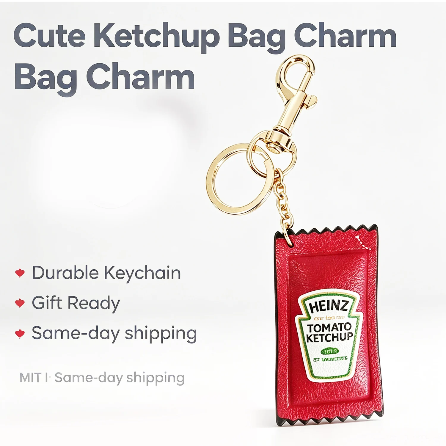 Creative Ketchup Packet & Can Shape Coin Purse Keychain Cute Mini Wallet Bag Charm Pendant for Women Girls Car Key Ring Gifts view 4