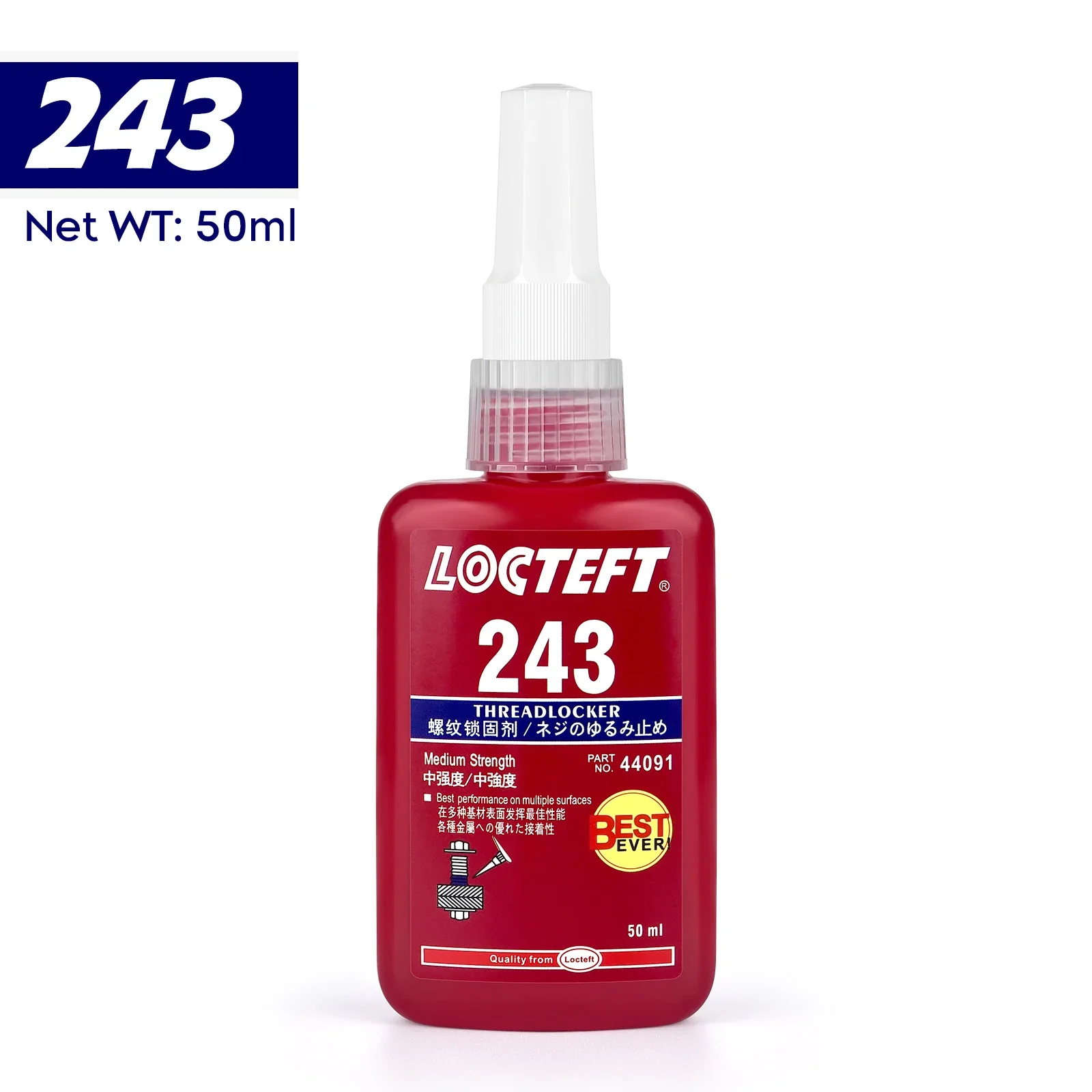 50 ml Schraubensicherung, Schraubenkleber, anaerober Schraubensicherung, Schraubenkleber, Anti-Lose-Gewindesicherungsmittel, anaerober Klebstoff, Dichtungsmasse