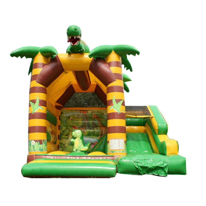 Customize 4.5mx4mx 3.5m Outdoor Children Giant Inflatable Dinosaur Jumping Castle