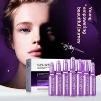 Suero de ampolla péptido de niacinamida, antienvejecimiento, reduce los poros, reafirmante de la piel, esencia para el cuidado de la piel Facial hidratante profunda