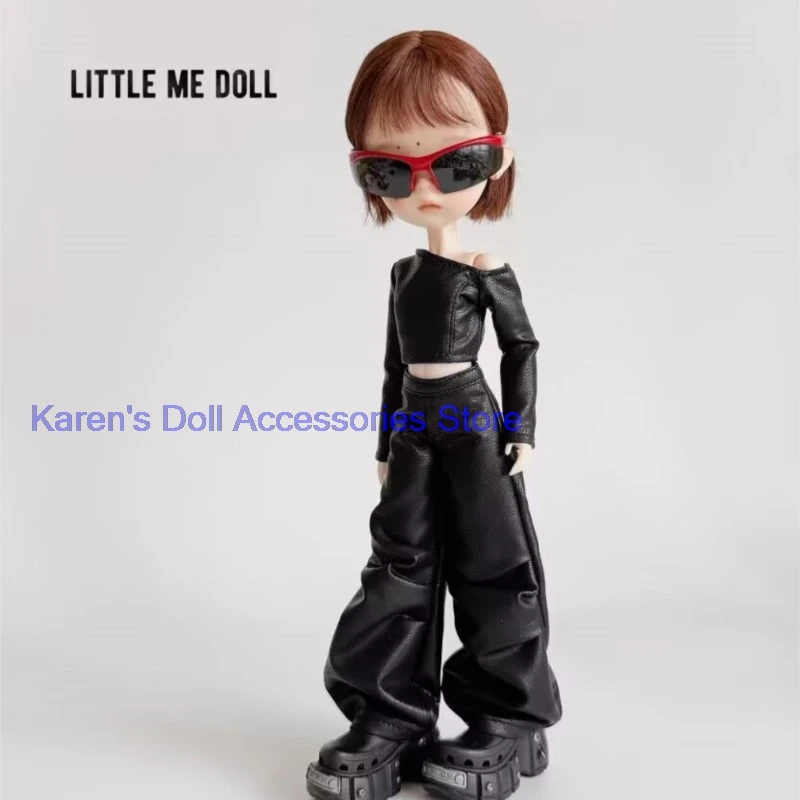 2026 new fashion 2pcs Simulated leather jackets+pants for landoudou/Blythe(Fit for Lulu,ymy24,Ob22,24,26,zone, Jenny)