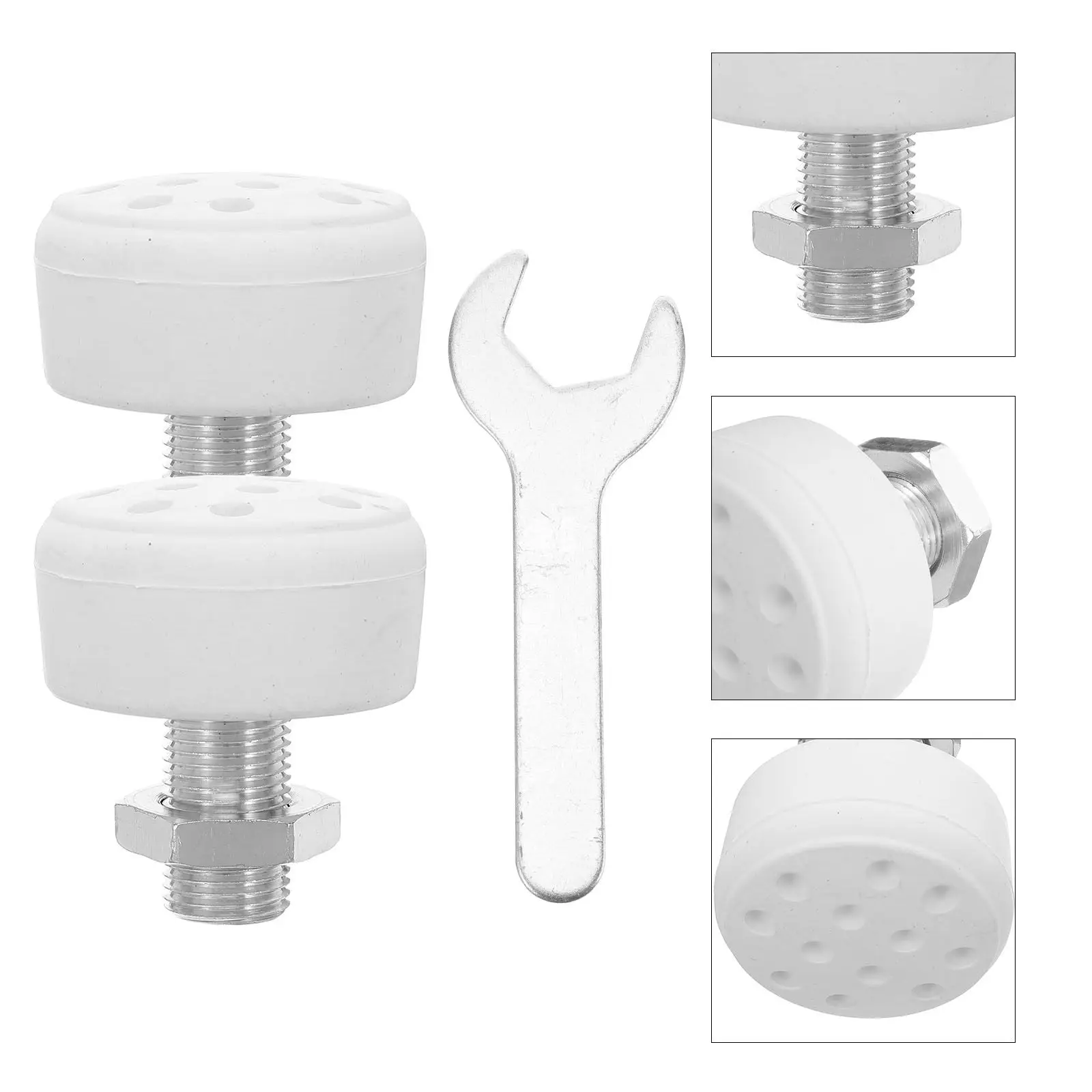 

1 комплект универсальных резиновых тормозных колодок для роликовых коньков с прочным металлическим кронштейном и инструментом для регулировки тормоза для четырехколесных роликов