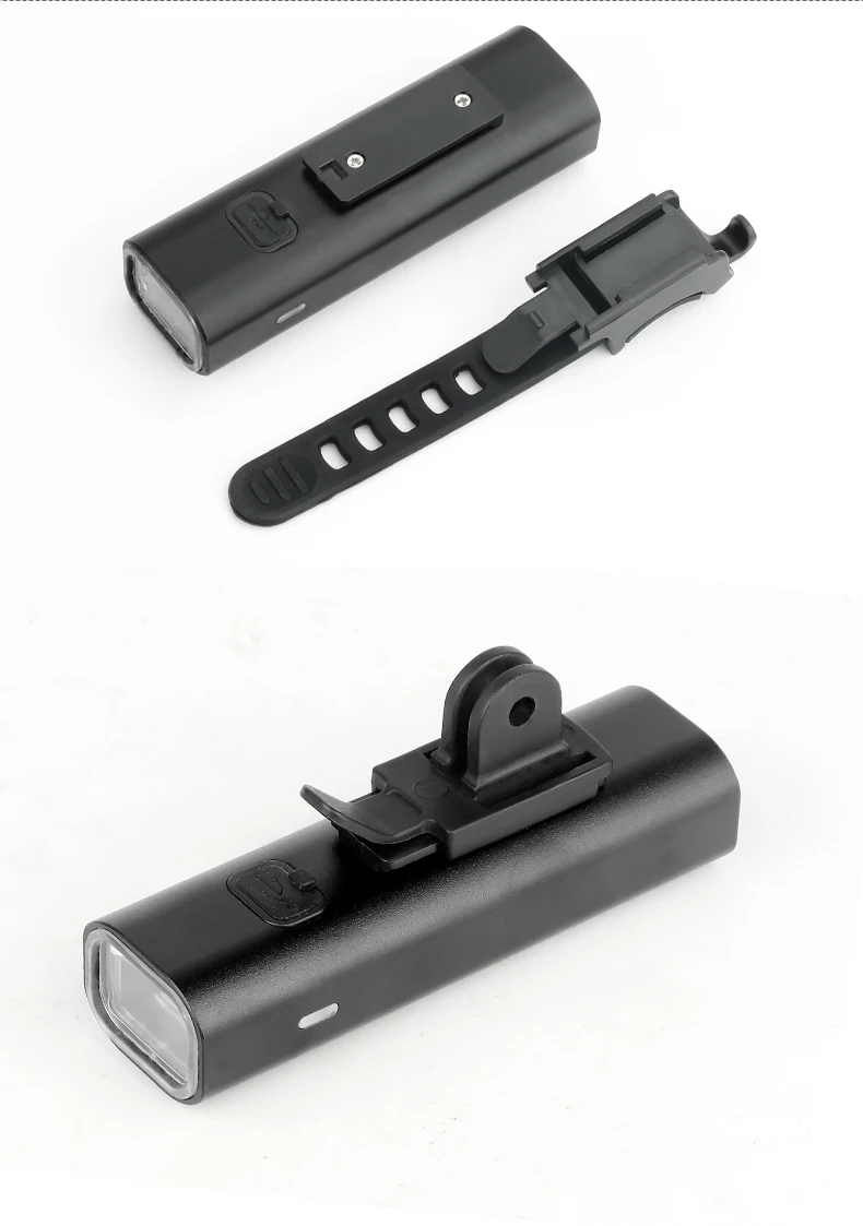 Deemout Fahrrad-LED-Lampenfassung, vordere Lichthalterung am Lenker/Vorbau/Gabel/Helm mit GoPro-Schnittstelle, passend für Rockbros/Blackbird – Detail 5