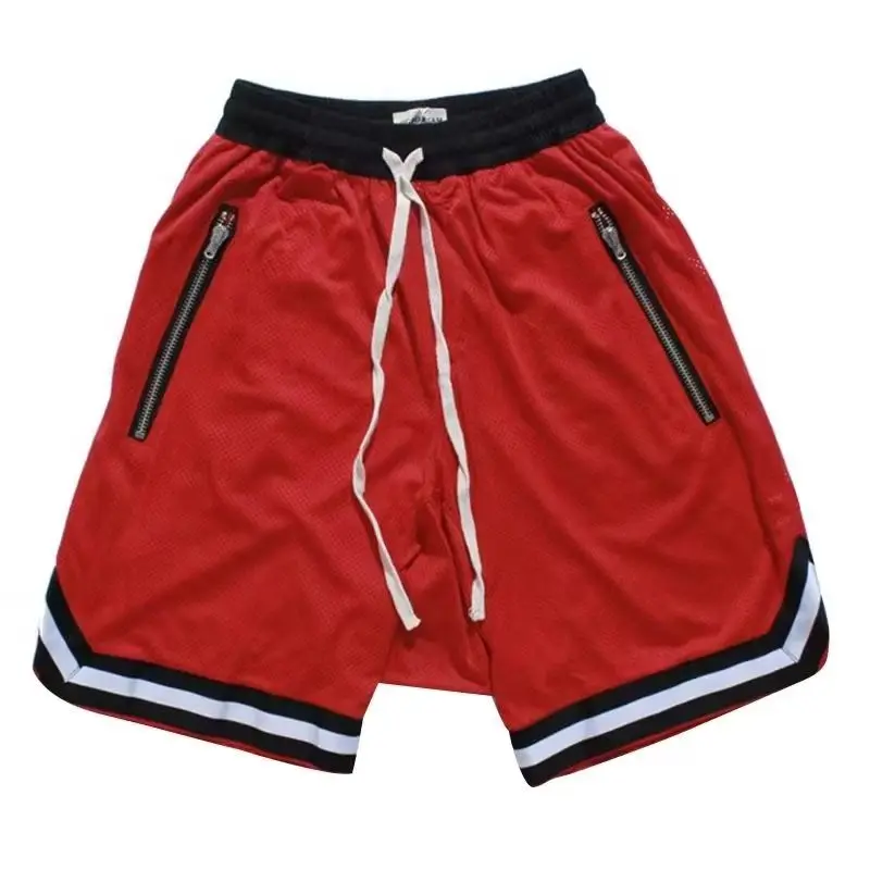 

Баскетбольные шорты с карманами на молнии, мужские спортивные шорты для активного отдыха на открытом воздухе, для футбола, тренировок, бодибилдинга, дышащие, для спортзала и бега